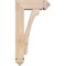 Ekena Millwork Legacy Arts and Crafts Smooth Bracket w/ Offset Brace, Douglas Fir, 5 1/2"W x 14"D x 26"H BKT0604X14X26LEC03SDF - alternate 2